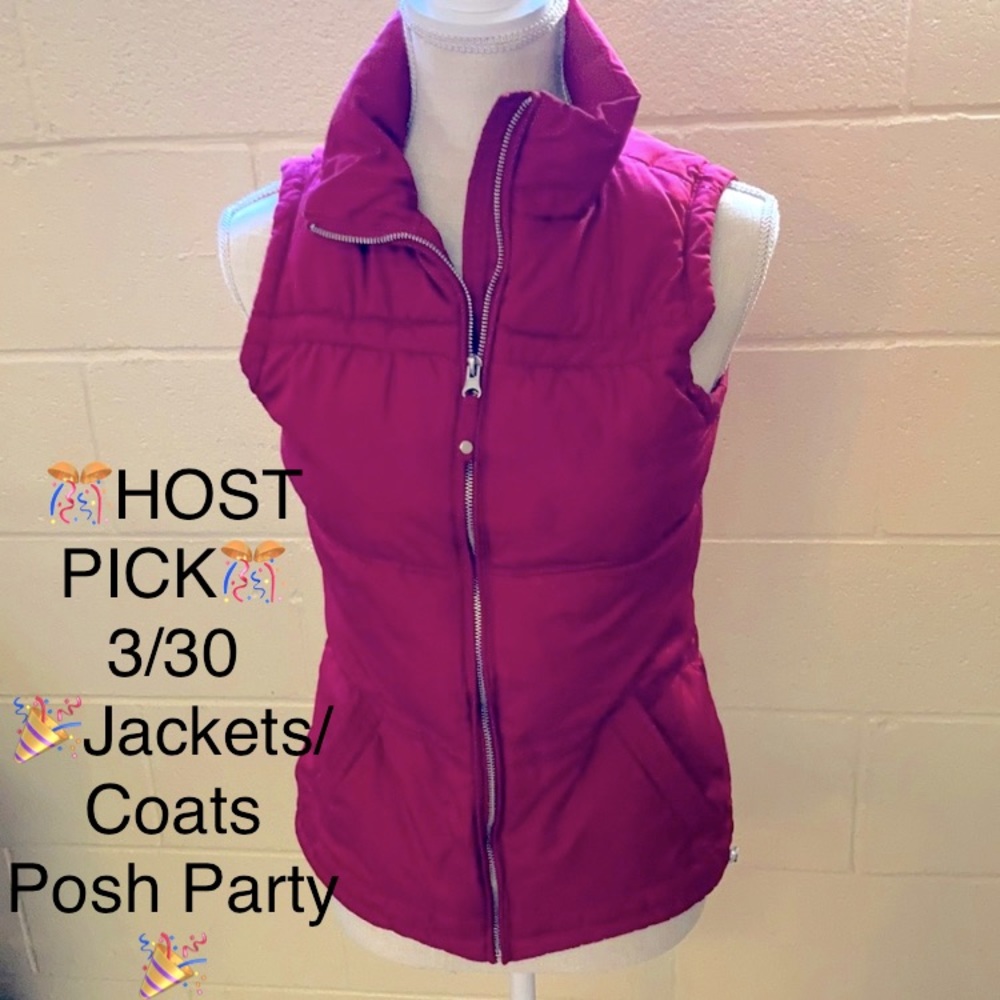 Maurices Magenta Pink Puffer Vest - Picture 11 of 11